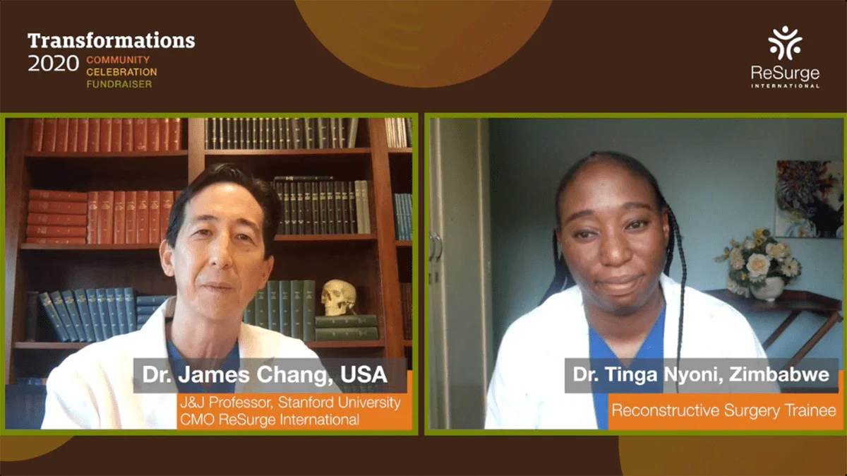 Dr. James Chang and Dr. tinga Nyoni for Transformations 2020 Fundraiser