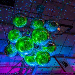 Disco ball lighting