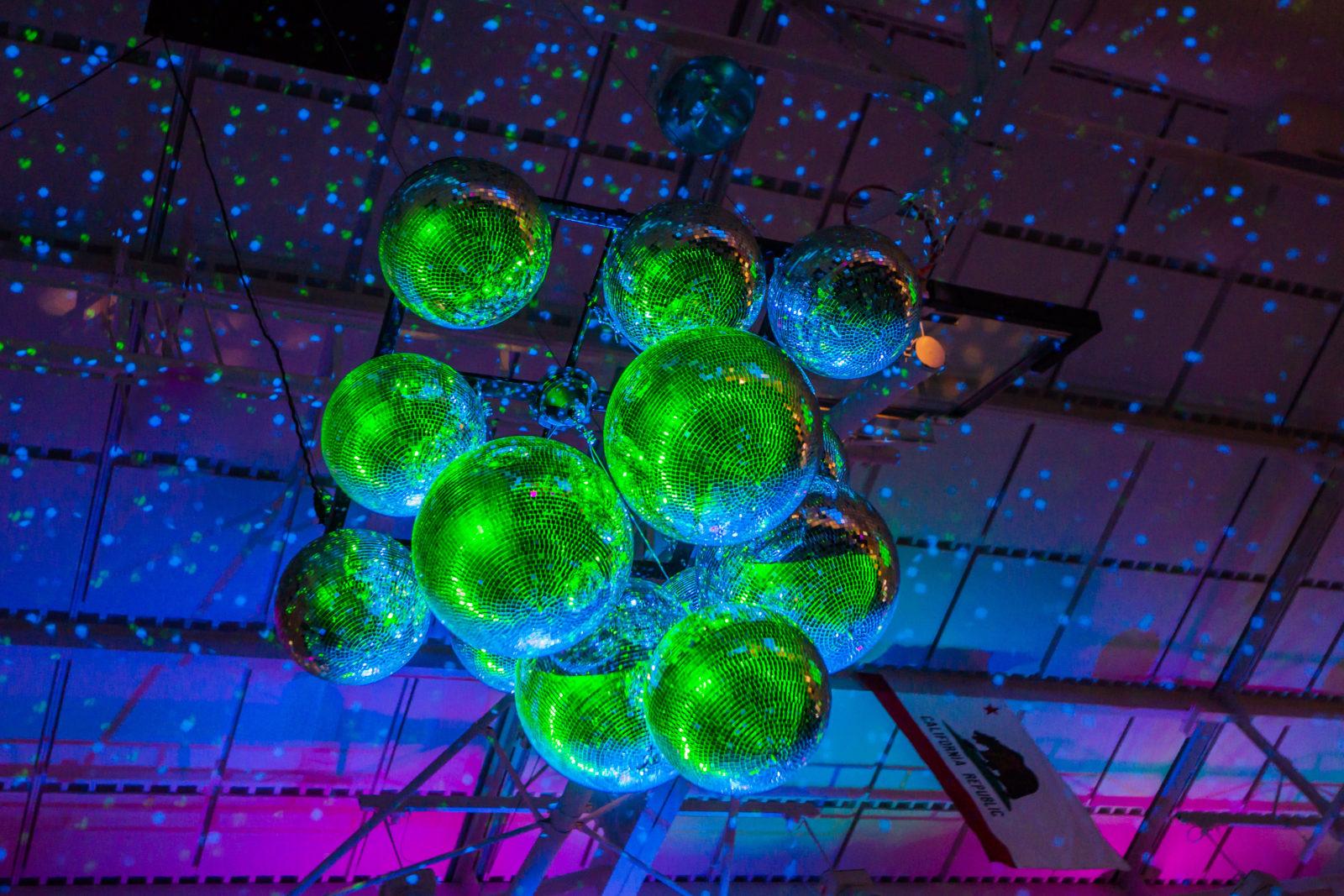 Disco ball lighting