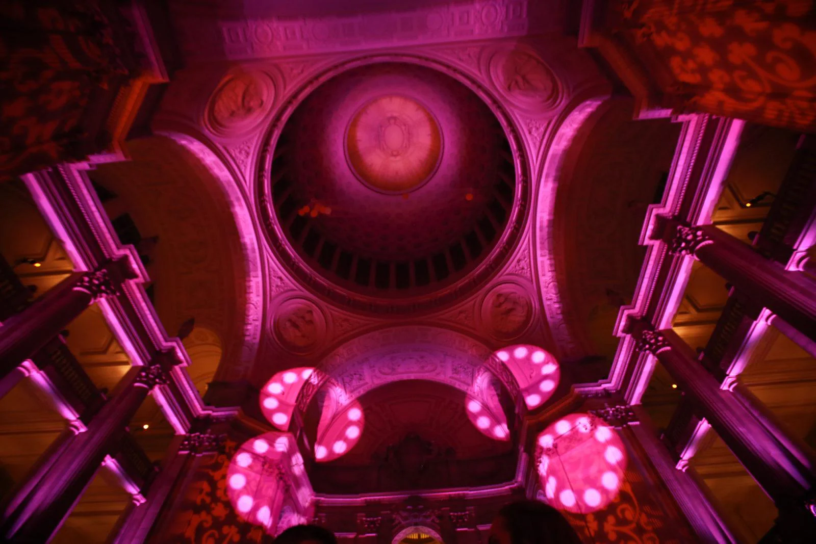 Venue ceiling lighting