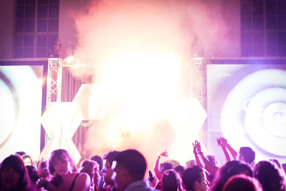 Concert stage lighting