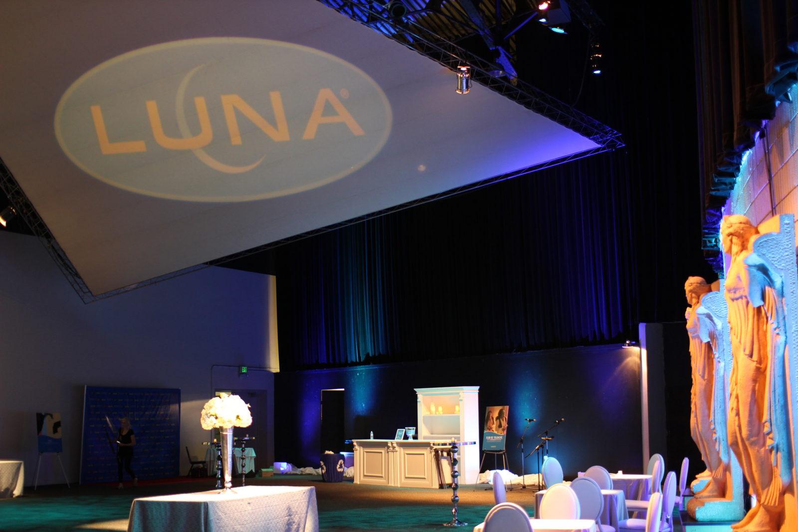 Stage lighting for indoor venue