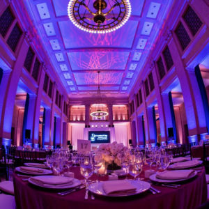 Multicolored pattern wash ceiling lighting