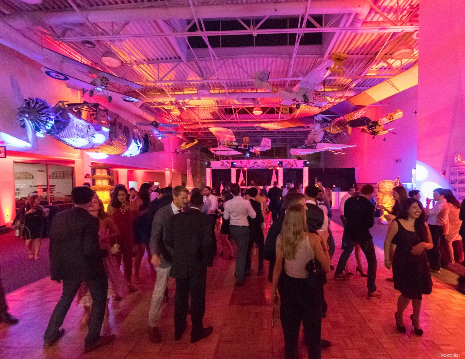 Dance floor up lighting
