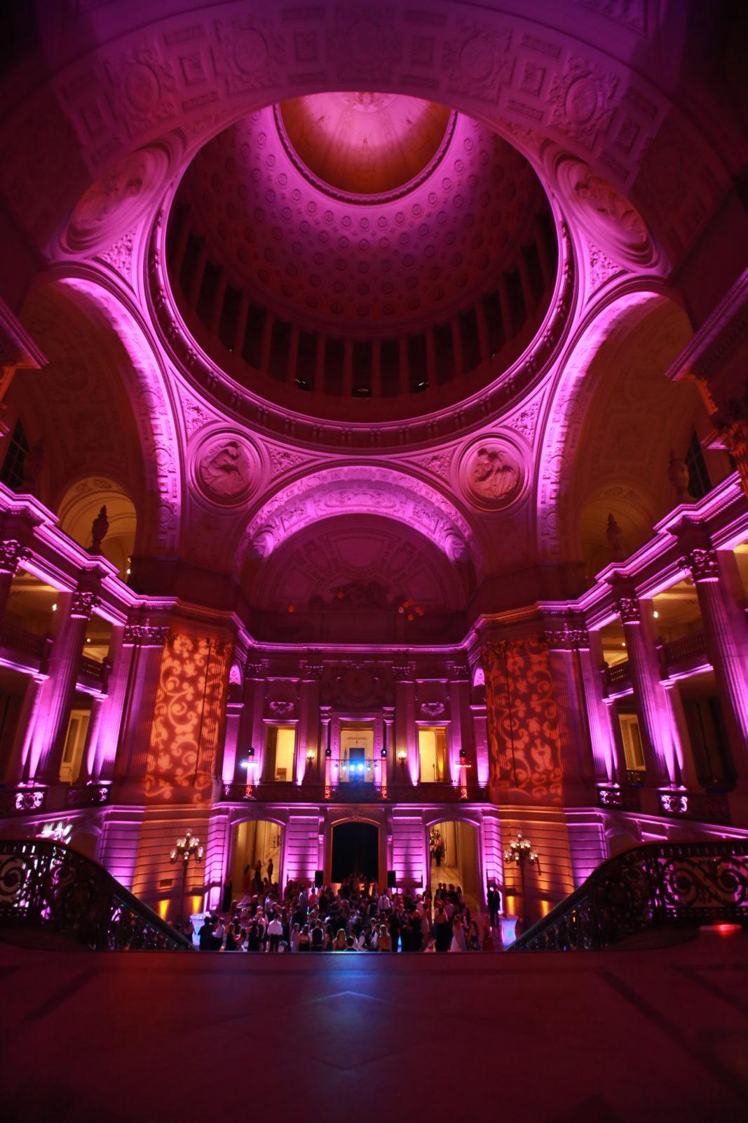 ceiling wash lighting for entire venue
